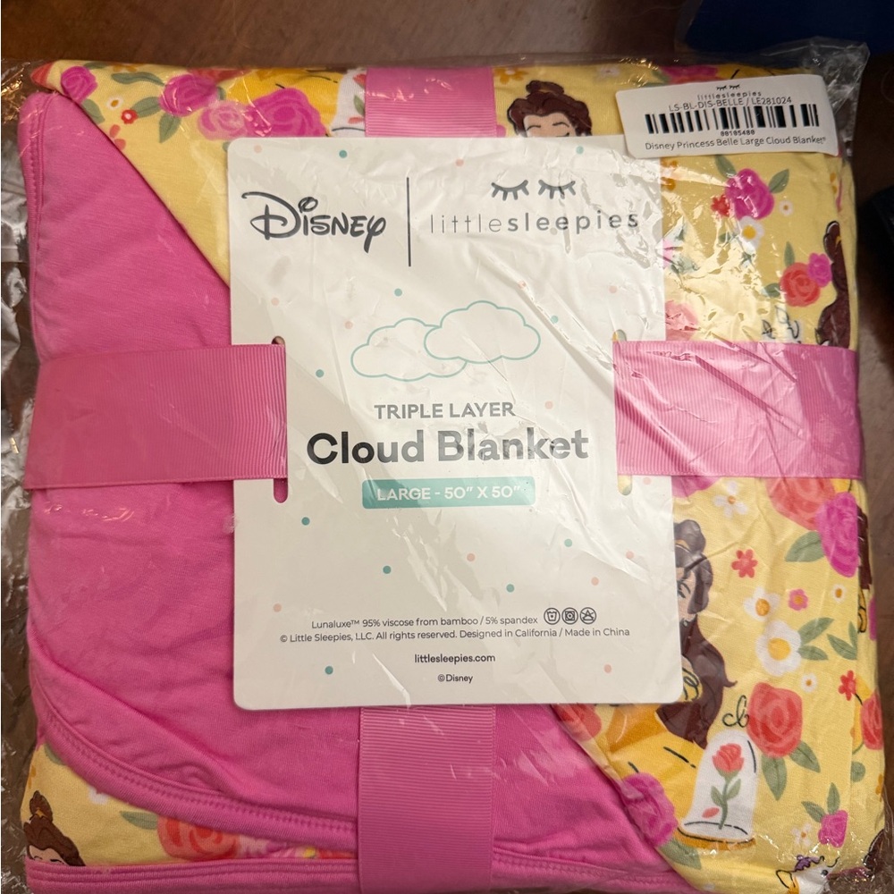 Little Sleepies Disney BELLE Princess - Picture 1 of 2